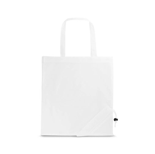 white SHOPS. Bolsa plegable 190T
