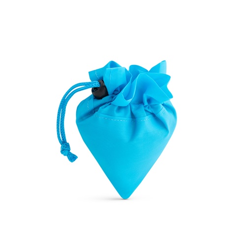 azul claro SHOPS. Bolsa plegable 190T