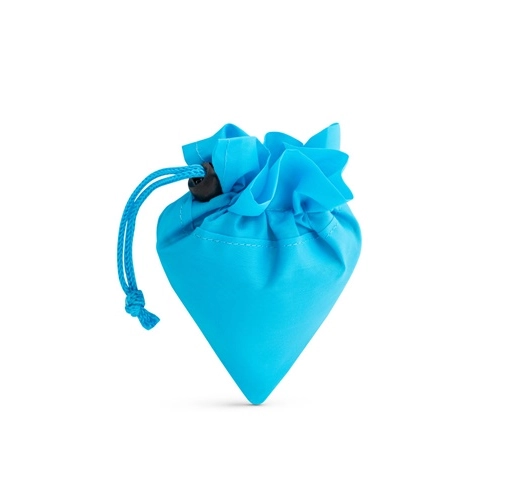 azul claro SHOPS. Bolsa plegable 190T