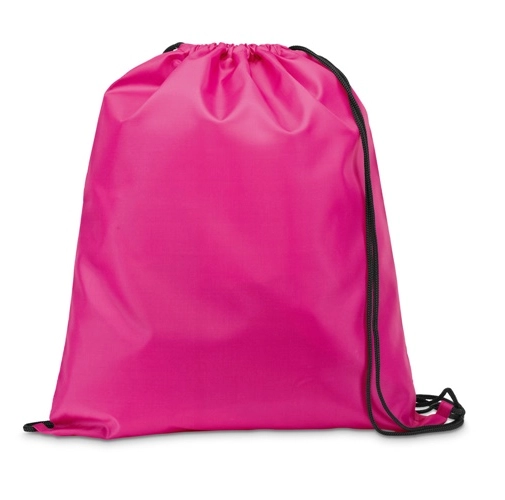 pink CARNABY. Mochila con cordón 210D