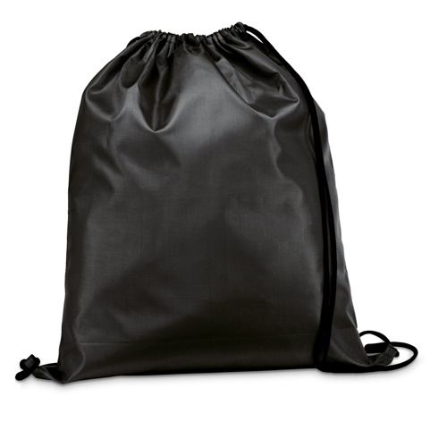 black CARNABY. Mochila con cordón 210D