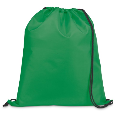 green CARNABY. Mochila con cordón 210D