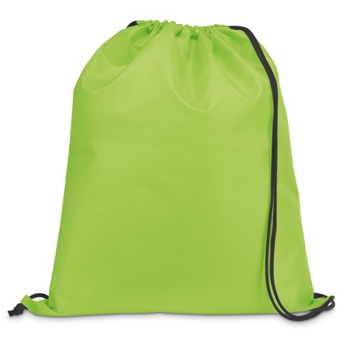verde claro CARNABY. Mochila con cordón 210D