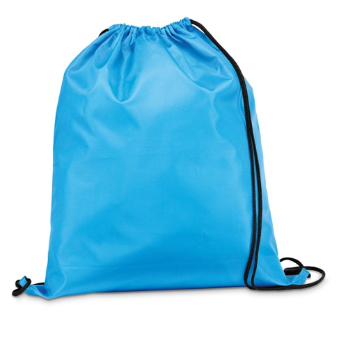 azul claro CARNABY. Mochila con cordón 210D