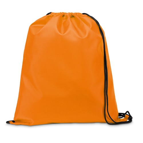 orange CARNABY. Mochila con cordón 210D