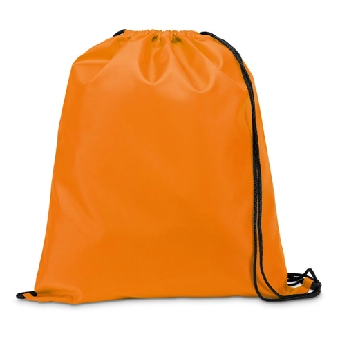 orange CARNABY. Mochila con cordón 210D