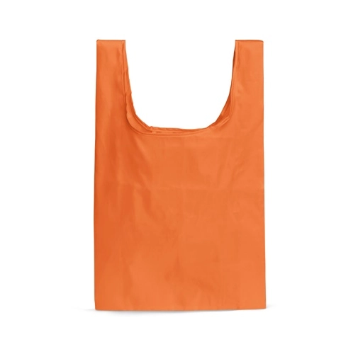 orange PLAKA. Bolsa plegable 210D