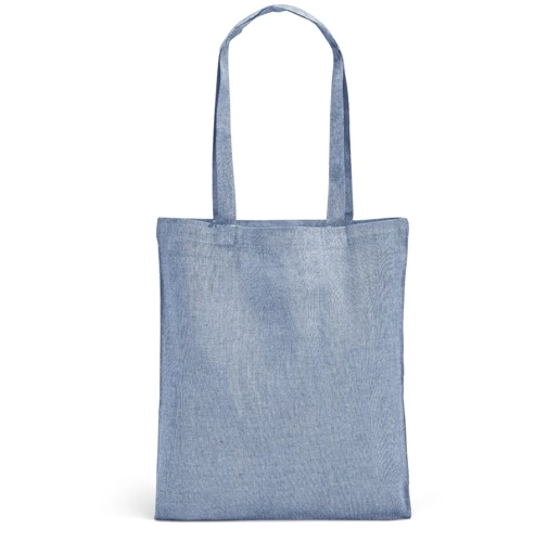 blue RYNEK. Bolsa con algodón reciclado (70%), poliéster (30% rPET) (140 g/m²)