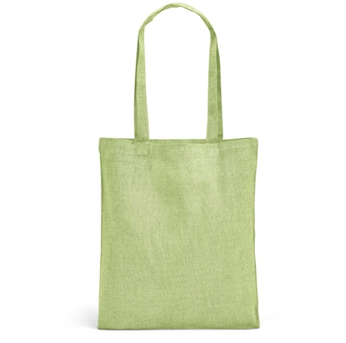 verde claro RYNEK. Bolsa con algodón reciclado (70%), poliéster (30% rPET) (140 g/m²)