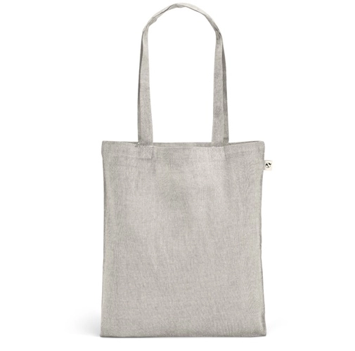 gris claro RYNEK. Bolsa con algodón reciclado (70%), poliéster (30% rPET) (140 g/m²)