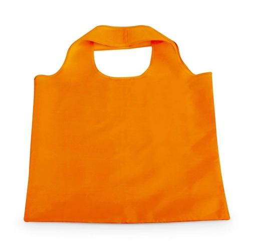 orange FOLA. Bolsa de poliéster plegable