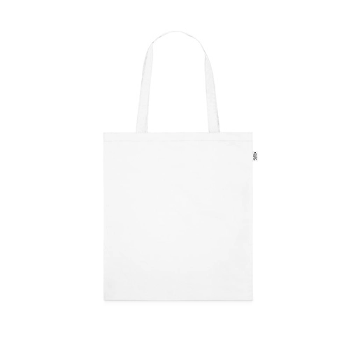 white MAPUTO. Bolsa 190T poliéster reciclado (100% rPET)