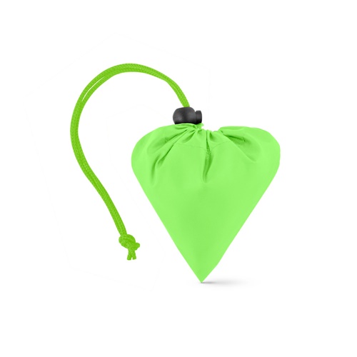 verde claro BEIRA. Bolsa plegable en 190T poliéster reciclado (100% rPET)