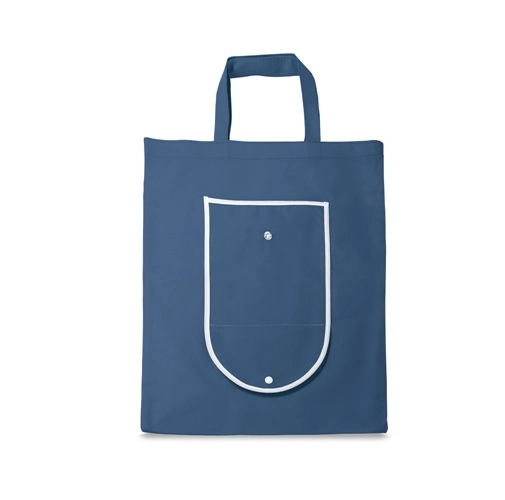 blue ARLON. Bolsa plegable non-woven (80 g/m²)