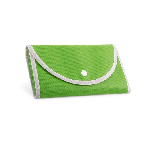 verde claro ARLON. Bolsa plegable non-woven (80 g/m²)