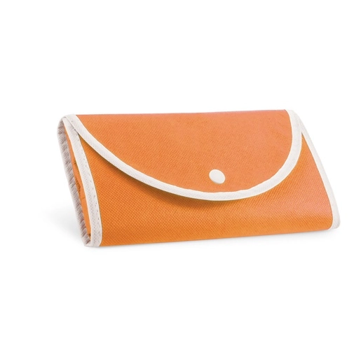 orange ARLON. Bolsa plegable non-woven (80 g/m²)