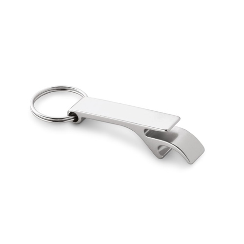 cromado BAITT. Llavero de aluminio con abridor de chapas