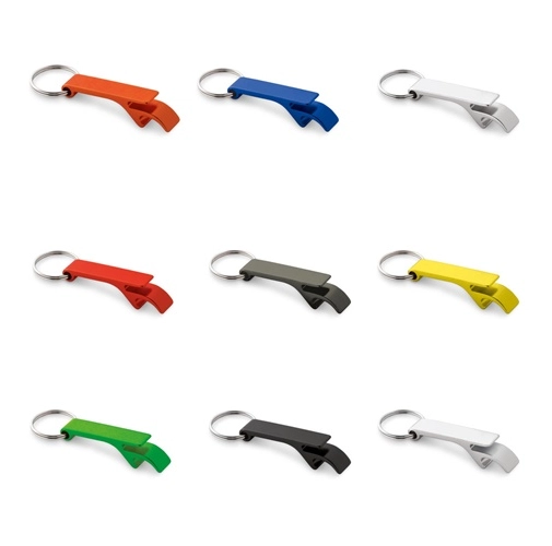 BAITT. Llavero de aluminio con abridor de chapas