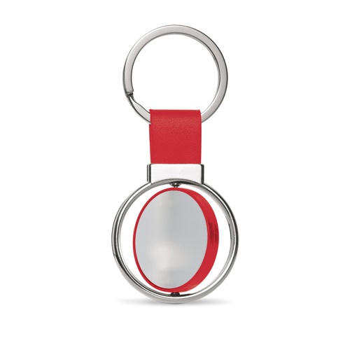red ALBRIGHT. Llavero de metal y PU