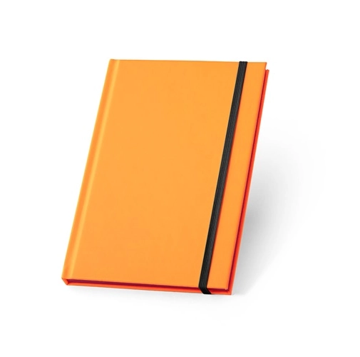 WATTERS. Cuaderno A5 en PU fluorescente con páginas rayadas