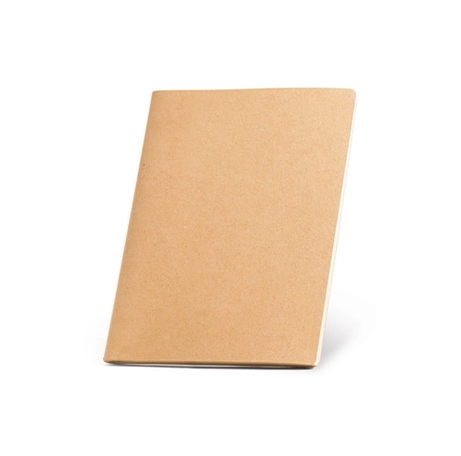 natural ALCOTT A4. Bloc de notas A4 con tapa de cartón (250 g/m²) y páginas lisas