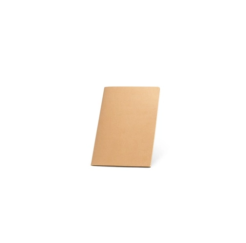 natural ALCOTT A6. Bloc de notas con tapa de cartón (250 g/m²) y páginas lisas