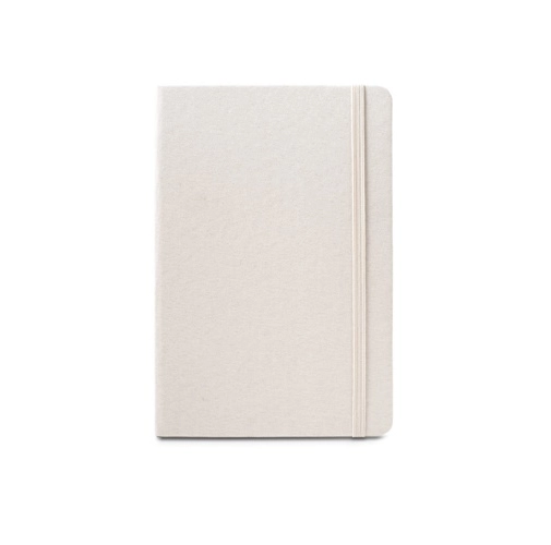 BOYD. Bloc de notas A5 hecha en poliéster reciclado (100% rPET) con hojas rayadas