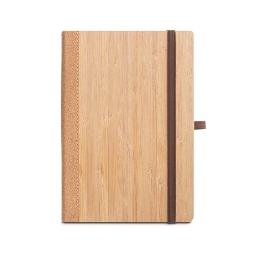 ORWELL. Cuaderno A5 realizado con hojas de bambú y corcho