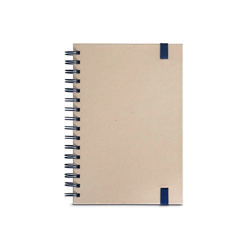 PROUST. Libreta A5 de anillas, tapa dura, fabricada en papel de caña de azúcar (80% caña de azúcar), con páginas lisas