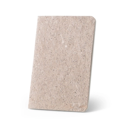 TEAPAD SOFT. Bloc de notas A6 con tapa flexible hecho a partir de residuos de hojas de té (65%)