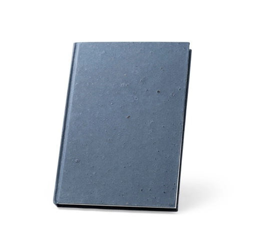 COFFEEPAD RIGID. Bloc de notas A5 con tapa dura elaborado con residuos de cascarilla de café (65%)