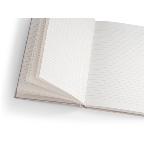 TEAPAD RIGID. Bloc de notas A5 con tapa dura hecho a partir de residuos de hojas de té (65%)