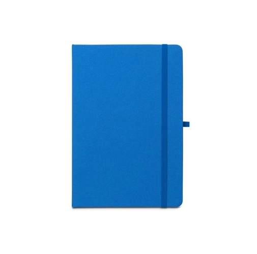 ANNE. Cuaderno A5 en poliéster reciclado (100% rPET) con páginas a rayas