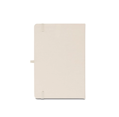 ANNE. Cuaderno A5 en poliéster reciclado (100% rPET) con páginas a rayas