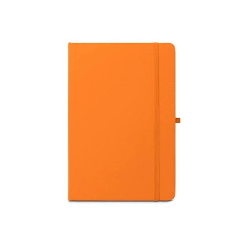 ANNE. Cuaderno A5 en poliéster reciclado (100% rPET) con páginas a rayas