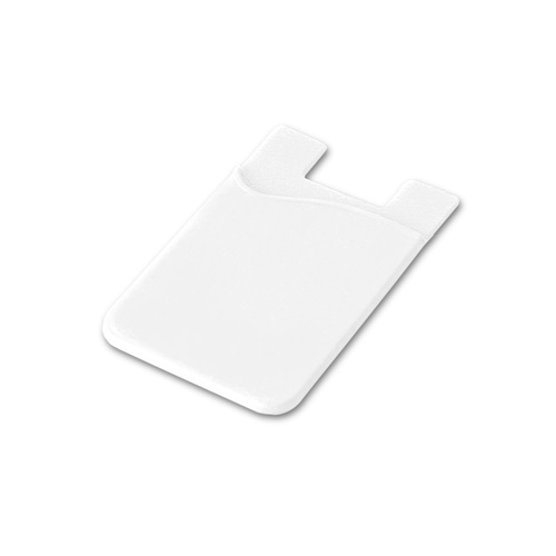 white SHELLEY. Porta tarjetas para smartphone
