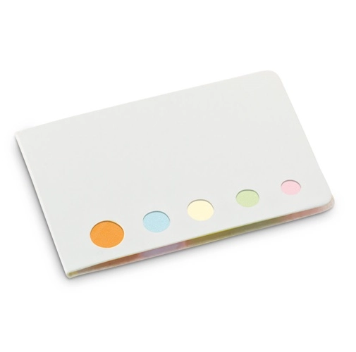 STOOKY. Bloc de notas adhesivas que incluye 5 juegos de color