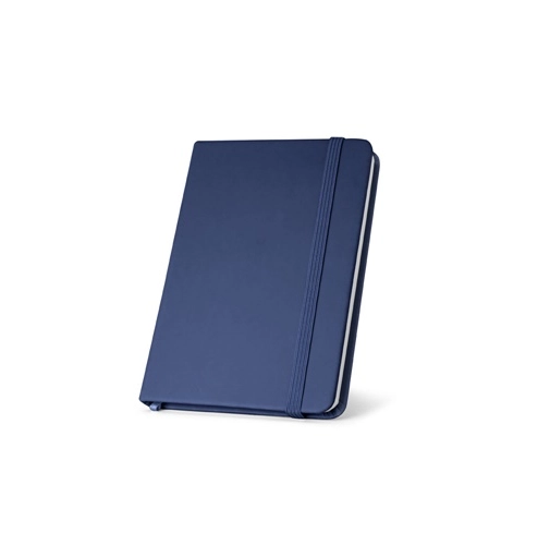 blue MEYER. Cuaderno de bolsillo en PU con hojas lisas