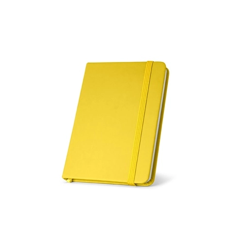 yellow MEYER. Cuaderno de bolsillo en PU con hojas lisas