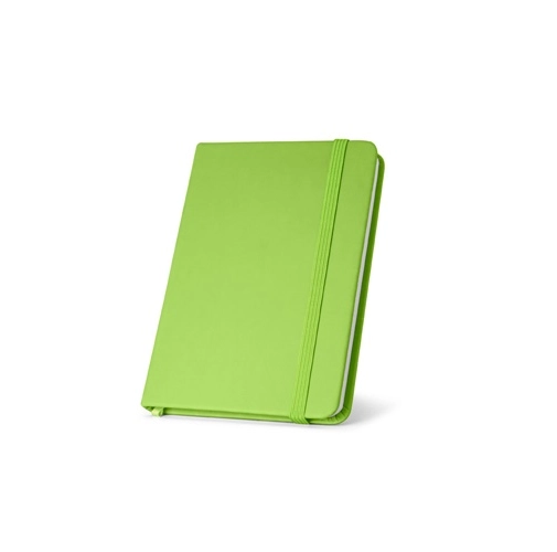 verde claro MEYER. Cuaderno de bolsillo en PU con hojas lisas