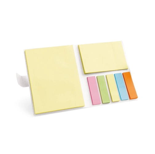 LEWIS. Bloc de notas adhesivas que incluye 7 juegos de color