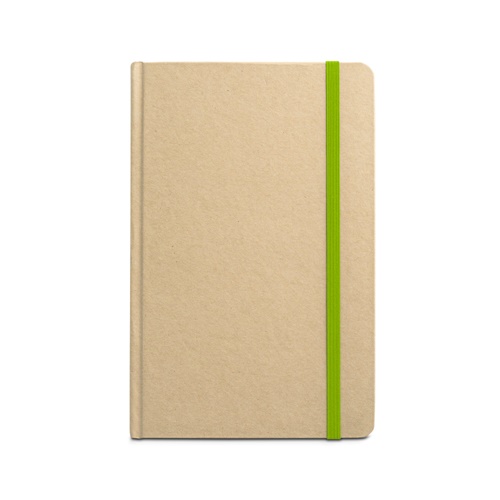 verde claro MAGRITTE. Cuaderno A5 con hojas rayadas