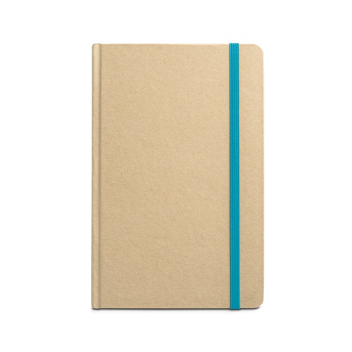 azul claro MAGRITTE. Cuaderno A5 con hojas rayadas
