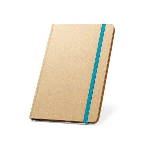 azul claro MAGRITTE. Cuaderno A5 con hojas rayadas