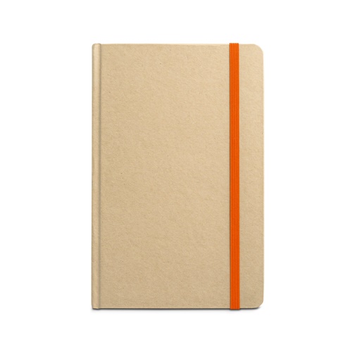orange MAGRITTE. Cuaderno A5 con hojas rayadas