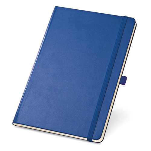 azul royal TWAIN. bloc de notas A5 con hojas rayadas en color marfil