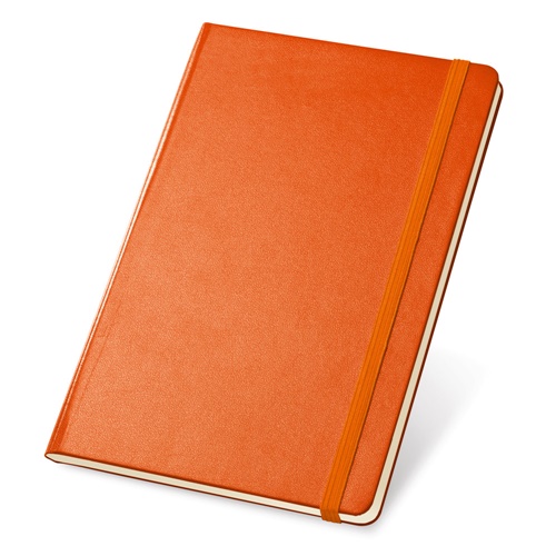orange TWAIN. bloc de notas A5 con hojas rayadas en color marfil