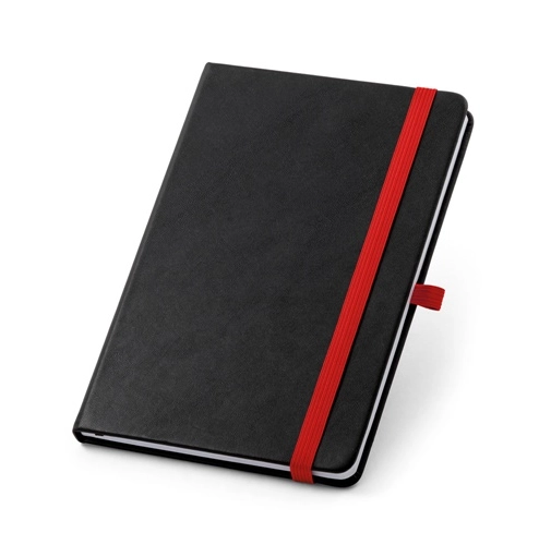red ROTH. Cuaderno A5 de PU con hojas rayadas