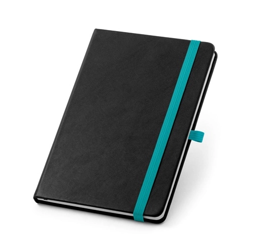azul claro ROTH. Cuaderno A5 de PU con hojas rayadas