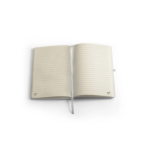 ANNE SUB. Libreta A5 de poliéster reciclado (100% rPET) 300D, ideal para personalizar por sublimación